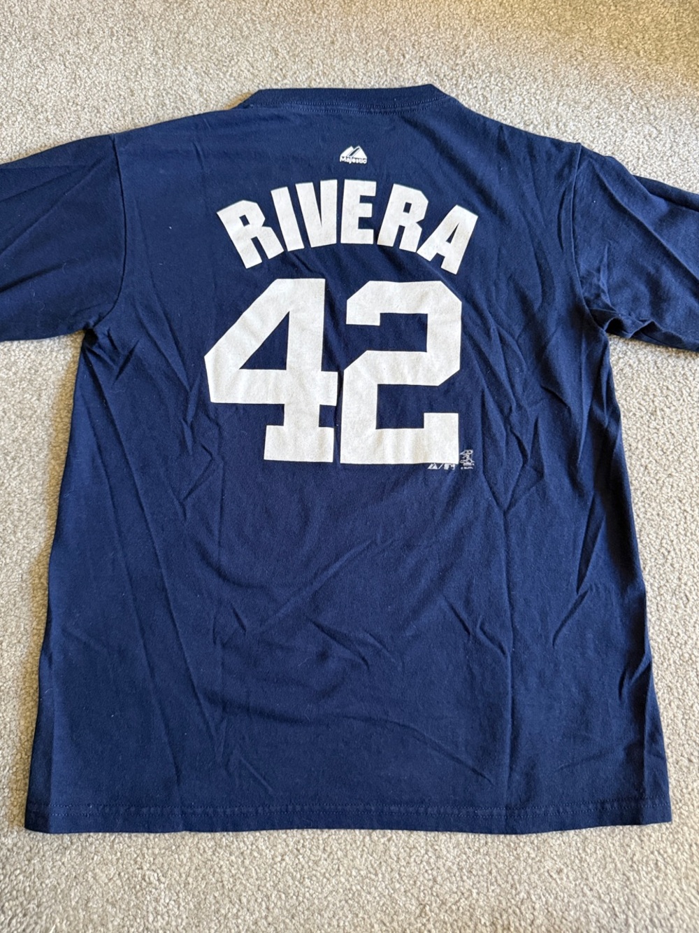 Yankees Rivera #42 Majestic T-Shirt